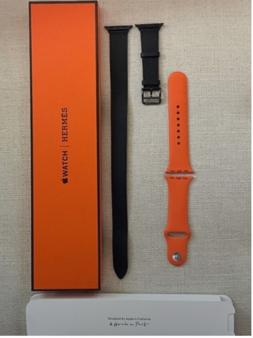 Hermès Apple Watch Double Tour Leather Band Set | 38/40/41mm | Box
